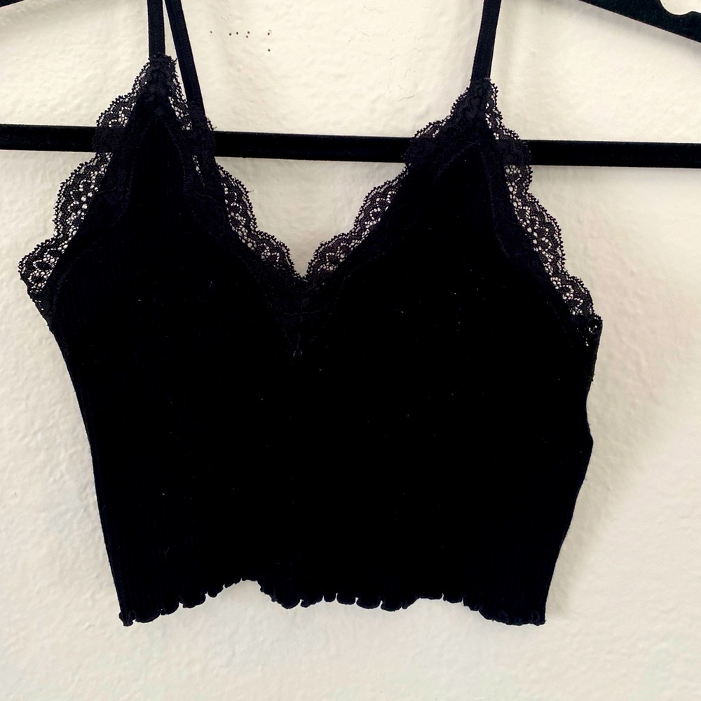 Forever 21 Black lace top